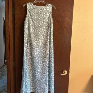 MISSLOOK Green and White Floral Dress